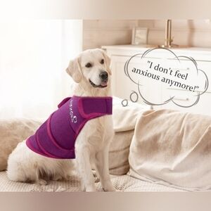 Zeaxuie Calming Thunder Wrap For Dogs - Thunderstorms, Fireworks, Vet Visits Etc